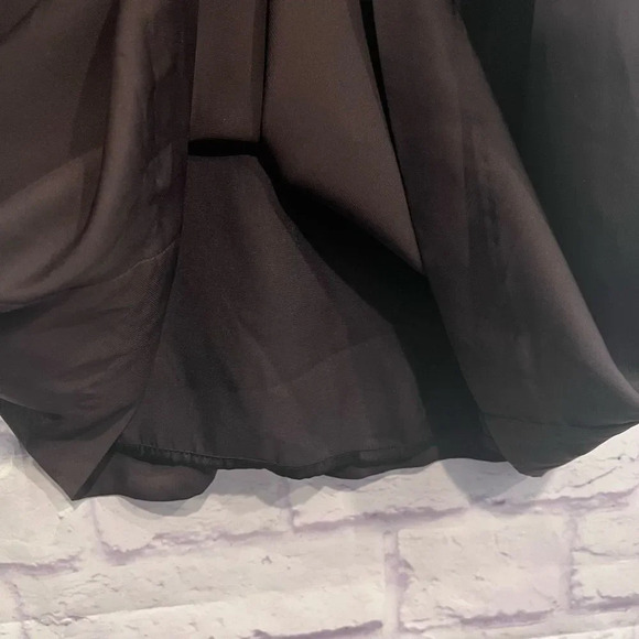 H&M Sheath Dress Womens Charcoal Gray Ruffle‎ Classy Dress - Picture 7 of 8